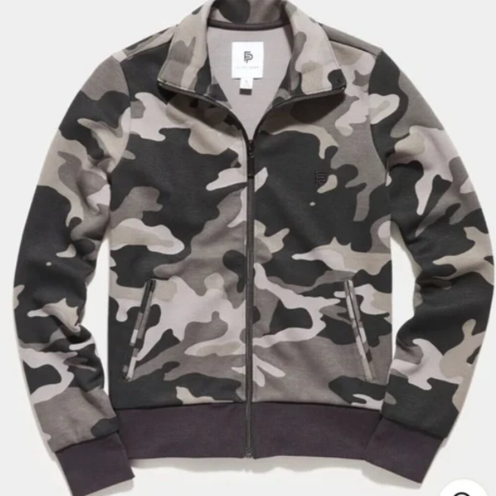 Flint Park Women's Black Camo Court Jacket Size L New